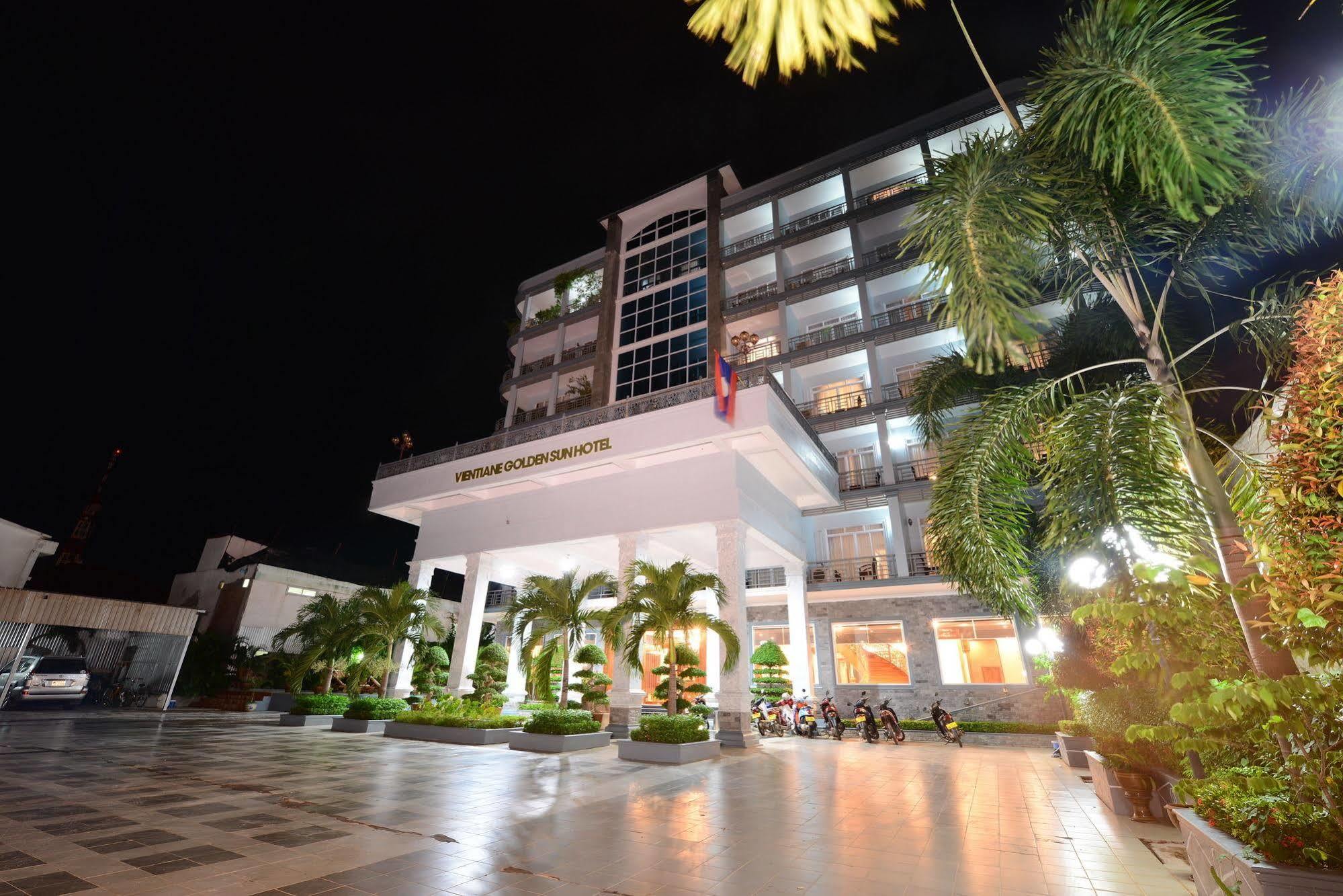 Vientiane Golden Sun Hotel Exterior foto
